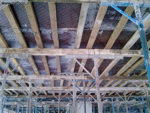 2- قالب بندی سقف